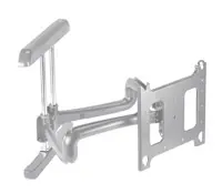 Chief Manufacturing Universal Flat Panel Dual Swing Arm Wall Mount - Sliver - 42-71IN Displays, image 3
