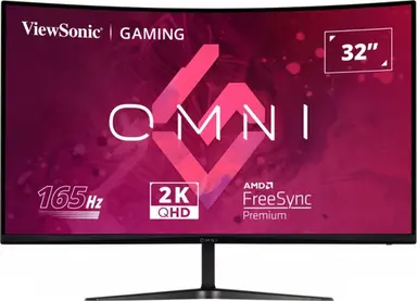 ViewSonic 32 in Omni Curved 165HZ QHD 1MS Gaming Monitor with Freesync Premium, 2560 × 1440, image 4