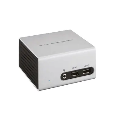 Club 3D B.V The Club 3D Mini Docking Station Allows You to Expand The Outputs OF Your Laptop