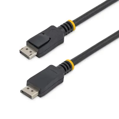 StarTech.com 6 FT Certified DisplayPort 1.2 Cable with Latches M/M - DisplayPort 4K with HBR2