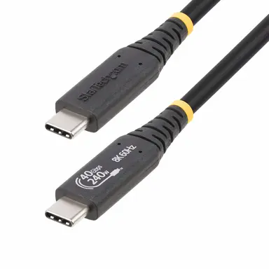 1.6FT (50CM) USB4 Cable 40GBPS 240W (5A) Power Delivery 8K 120HZ / 4K 240HZ D