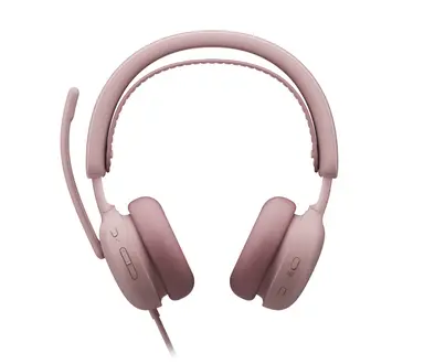 Logitech Zone Wired 2 Headset for Business (Teams Version) - Rose, image 7