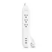 Cyberpower Systems (USA) Cyberpower Surge Nema 5-15P Input White - 3 Nema 5-15R 3 Type C Outp, image 5