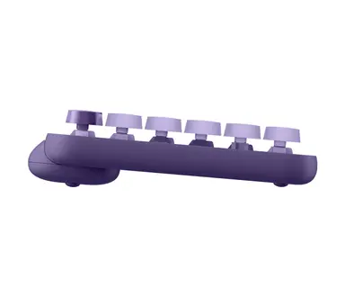 Logitech Pop Keys Wireless Mechanical Keyboard with Emoji Keys - COSMOS_LAVENDER - Bolt, S, image 8