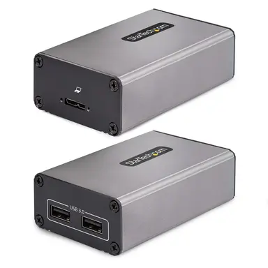 StarTech.com 1150 ft (350M) USB 3.0 Extender Over OM3 Multimode LC to LC Optical Fiber with 2X