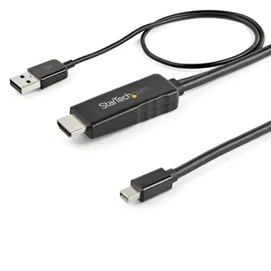 StarTech.com HDMI 1.4 to Mini DisplayPort 1.2 Active Adapter Cable with 4K 30HZ Video/HDCP 1.
