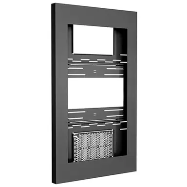 Chief Manufacturing 49INCH Portrait On-Wall Kiosk W/GLASS Blk, image 4