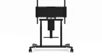 ViewSonic Electric Height Adjustable Mobile Cart with Smooth Motorized Lift, Laptop Tray, image 3