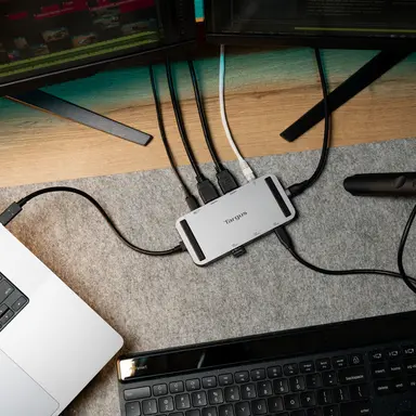 Targus USB4 Dual 4K HDMI Mini Ultra Dock W/140W PD3.1 Epr with FRS Pass-Thru 40GBPS, image 6