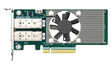 Qnap Dual Port Per 25GBE Network ADAPTER; 2 X SFP28; Broadcom 57504 Controller