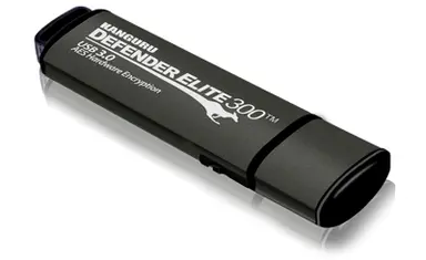 Kanguru Defender ELITE300 Fips 140-2 Level 2 Certified Secure Flash DRIVE-128G-T