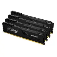 Kingston 32GB 3200MHz DDR4 CL16 Dimm (KIT OF 4) Fury Beast Black, image 3