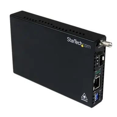 StarTech.com Convert and Extend a Gigabit Ethernet Connection Over Fiber Using the Gigabit SF