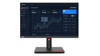 Lenovo T22I-30, 22 in FHD Monitor with IPS and LTPS Stand with Phone Slot, image 4