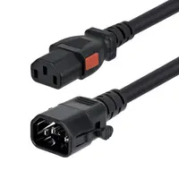 StarTech.com 10 ft Heavy Duty Power Extension Cord W/Locking IEC 60320 C14 and Locking C13, image 3