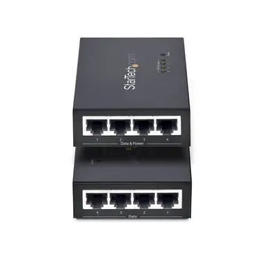 StarTech.com 4-Port Gigabit Midspan, PoE+ Injector, 802.3AT and 802.3AF, Wall-Mountable Power, image 6