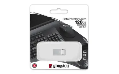 Kingston 128GB Datatraveler Micro 200MB/S Metal USB 3.2 Gen 1, image 5