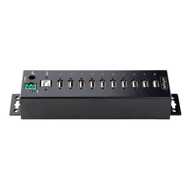 StarTech.com 10-Port Industrial USB 2.0 Hub Is Built with a Cold-Rolled Steel Housing for Tem, image 7