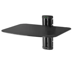 Peerless Industries AV Wall Shelf, Single W/Glass, image 6