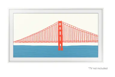 Samsung Electronics America I 43IN The Frame Customizable Bezel - Modern White, image 6
