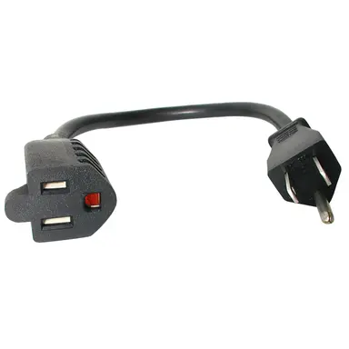 StarTech.com AC Power Extension Cord 1FT/0.3M 16AWG Power Supply Extension Cable NEMA 5-15R