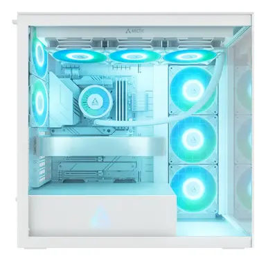 Arctic Cooling Xtender (WHITE)-PC Case-Mid Tower-Tempered Glass Panel-Included a-RGB Fans, image 8