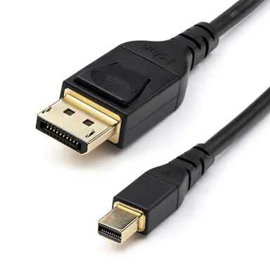 StarTech.com 3 ft 8K Mini DP to DisplayPort 1.4 Cable