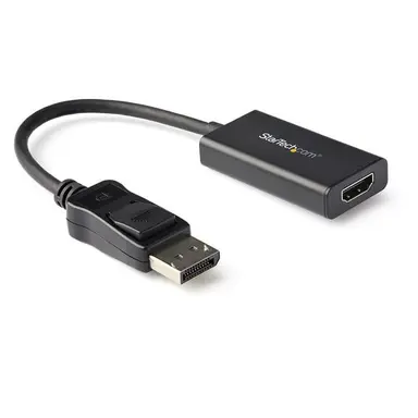 StarTech.com DisplayPort to HDMI Adapter Dongle W/HDR10 - 4K 60HZ (3840X2160)/1080P/18GBPS/4: