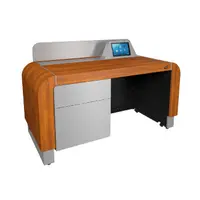 Middle Atlantic Pre-Configured L7 Series Lectern IN Glamour Cherry with Silver Accents, image 3