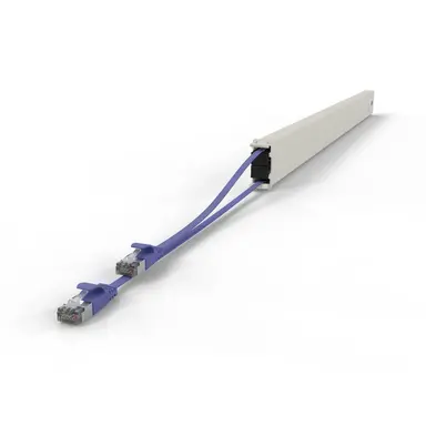 Synergy Micro Solution Patchbox.one Violet 46RU Long Range CAT.6A Cassette the Flat CAT.6A Cable Inside, image 8