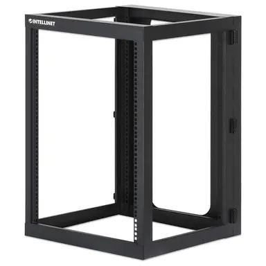 Intellinet 19 In. Wall Mount 4-Post Open Frame Network Rack, 15U, image 4