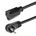 StarTech.com 6 ft (1.8 m) AC Power Extension Cable Right-Angle NEMA 5-15P to NEMA 5-15R; 125V 1, image 5