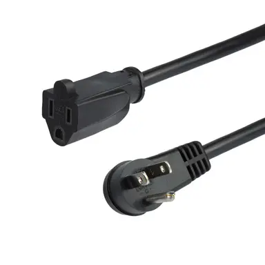 StarTech.com AC Power Extension Cord 3 ft (0.9 m) 16AWG Power Supply Extension Cable NEMA 5-15R