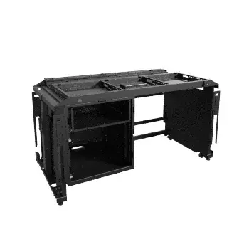 Middle Atlantic Pre-Configured L7 Series Lectern IN Glamour Cherry with Silver Accents, image 6
