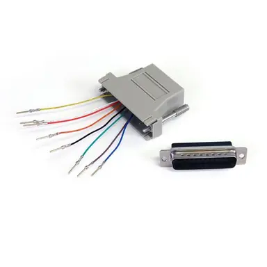 StarTech.com DB25 to RJ45 Modular Adapter - M/F - - Convert a DB25 Male Connector