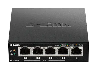 D-Link Systems D-Link Unmanaged 5-Port PoE Switch with 30W PoE Ports 1-4. 60W Power, image 7