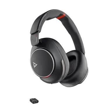 HP Poly Voyager Surround 85 UC USB-C Headset +USB-C/A Adapter +CHARGING Stand, image 6