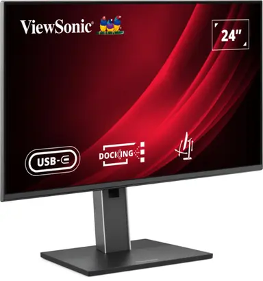 ViewSonic 24 1080P IPS Ergonomic Docking Monitor, 100W USB-C, RJ45, Daisy Chain, image 3