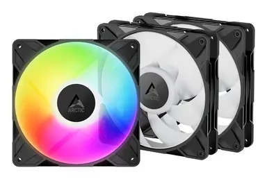 Arctic Cooling Arctic P14 Pro a-RGB - 3 Pack - 140MM Case Fan Value Pack - Fluid Dynamic Bearin
