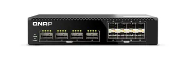QNAP Half-Rackmount Switch Layer 2 12-Port Managed Switch, 4