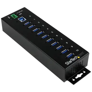 StarTech.com Add Ten USB 3.0 (5GBPS) Ports with This Din Rail or Surface-Mountable Metal Hub, image 4