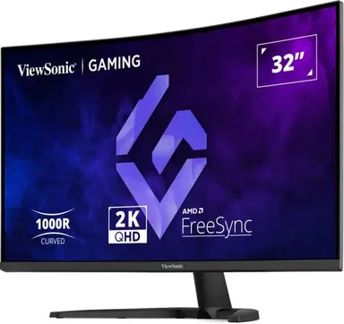 ViewSonic 32 in Curved 1440P 1MS 180HZ Gaming Monitor with Freesync, image 6