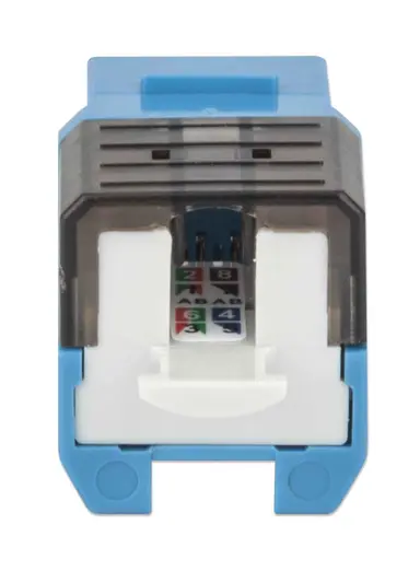 Intellinet Fastpunch Cat6a Keystone Jack UTP, Blue, image 8