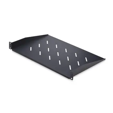 StarTech.com 1U Vented Server Rack Shelf, 12IN/31.5CM Mounting Depth, Cantilever Tray for 19