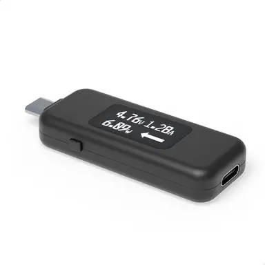 Plugable Technologies Plugable USB C Power Meter Tester for Monitoring USB-C Connections up to 240W
