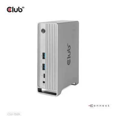 Club 3D B.V Club 3D USB-C GEN2 Triple Display DP Alt Mode + Smart PD Charging Dock, image 8
