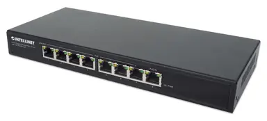 8-PT Gigabit POE+ Switch W/ POE Passthru