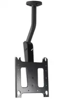 Chief Manufacturing Flat Panel Single Ceiling Mount with Angled Column - Black - 42-71IN Displays, image 3