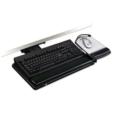 3M Display Materials and Syste Arm Raises Platform up to 10 Above the Mounting Surface for Standing or Sitting