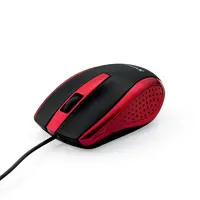 Verbatim Americas Wired Optical Bravo Mouse - Red